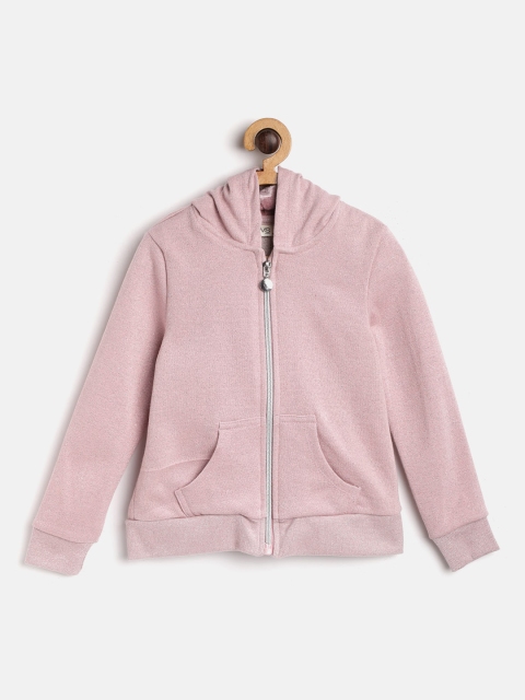 

OVS Girls Pink Shimmer Hooded Sweatshirt