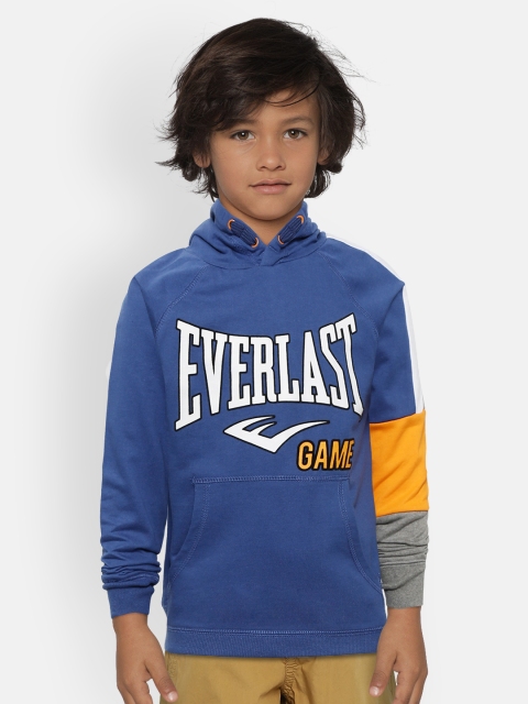 

OVS Boys Blue Printed Hooded Sweatshirt
