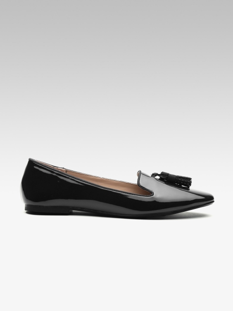 

DOROTHY PERKINS Women Black Solid Slip-Ons