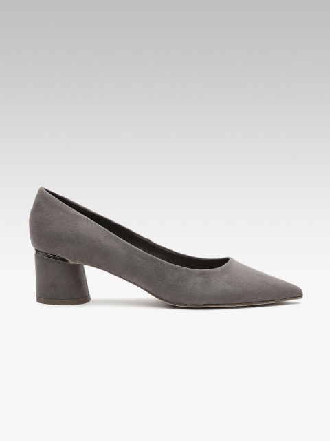 

DOROTHY PERKINS Women Grey Solid Pumps