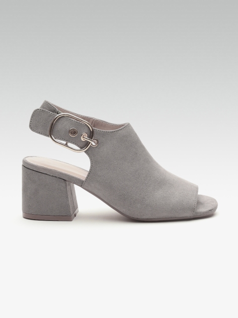 

DOROTHY PERKINS Women Grey Solid Block Heels