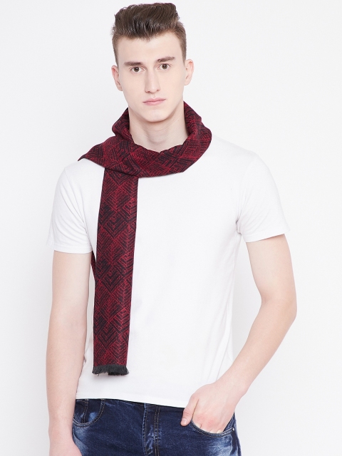 

Alvaro Castagnino Men Red & Black Printed Mufflers