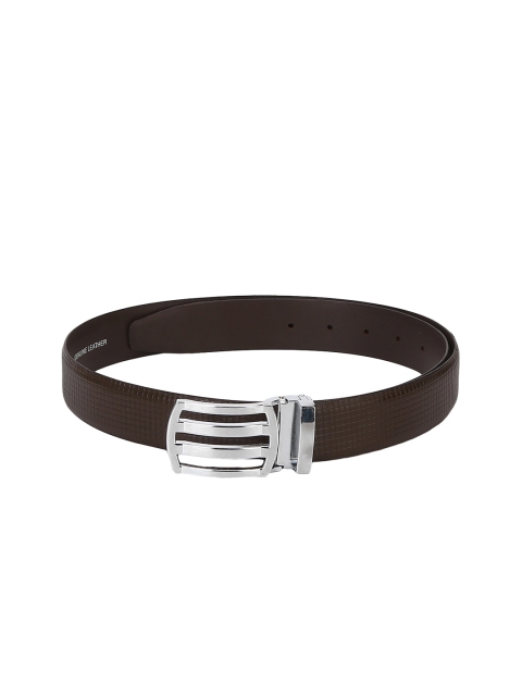 

Red Tape Men Brown Textured Belt