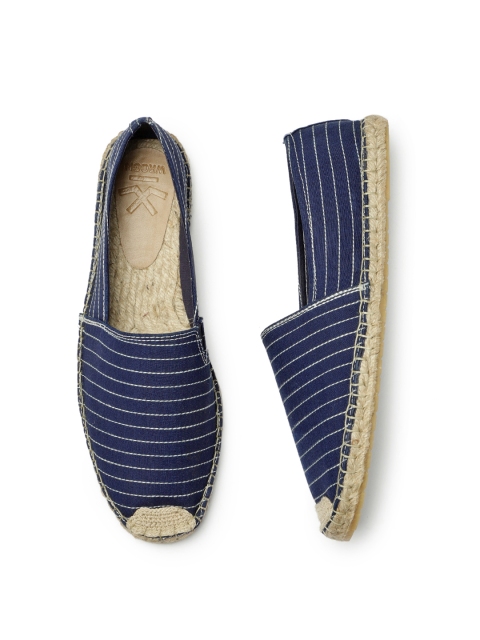 

WROGN Men Blue Slip-On Sneakers