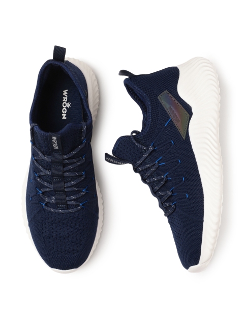 wrogn navy blue sneakers