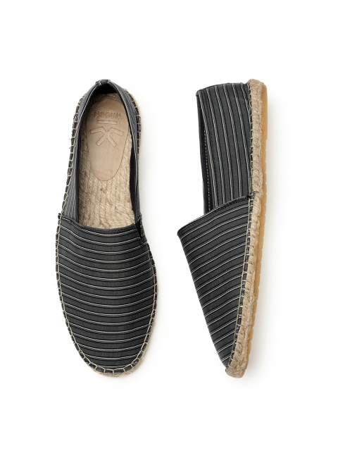 

WROGN Men Black Slip-On Sneakers