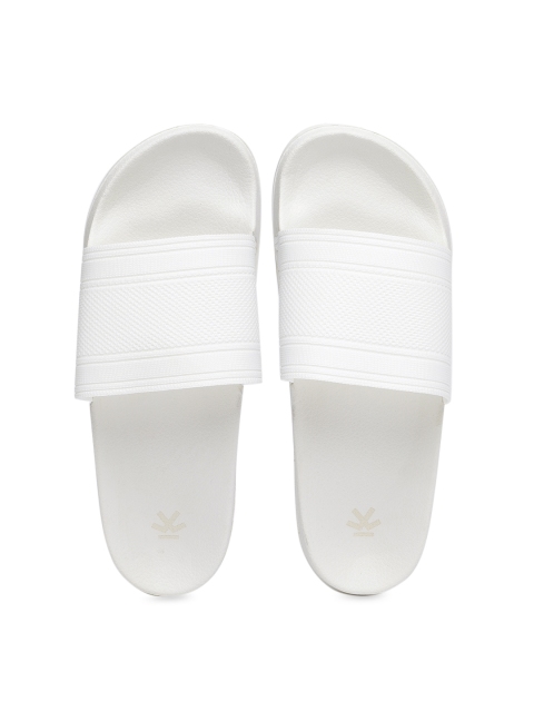 

WROGN Men White Solid Sliders