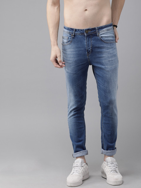 

Roadster Men Blue Skinny Fit Mid-Rise Clean Look Stretchable Jeans