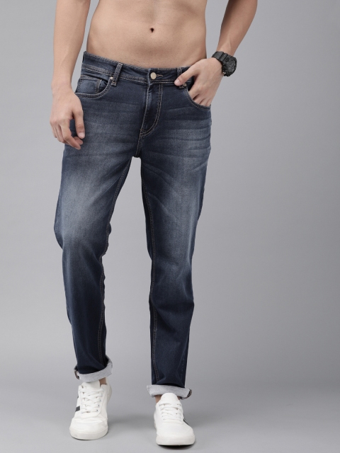 

Roadster Men Blue Slim Tapered Fit Mid-Rise Clean Look Stretchable Jeans