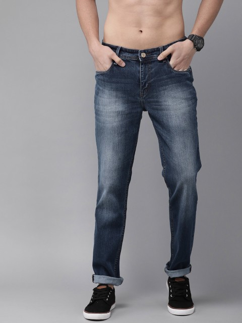

Roadster Men Blue Slim Tapered Fit Mid-Rise Clean Look Stretchable Jeans