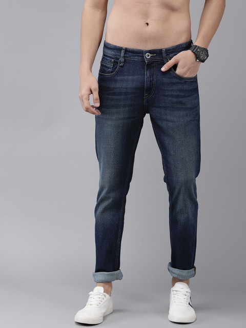 

Roadster Men Blue Skinny Fit Mid-Rise Clean Look Stretchable Jeans