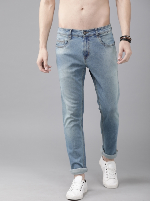 

The Roadster Lifestyle Co Men Blue Skinny Fit Mid-Rise Clean Look Stretchable Jeans