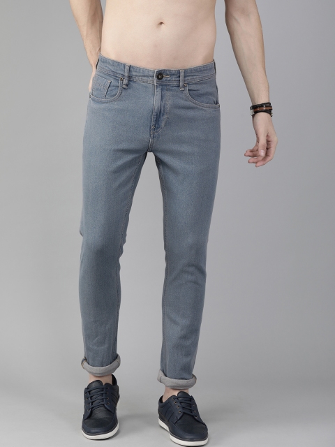 

The Roadster Lifestyle Co Men Blue Skinny Fit Mid-Rise Clean Look Stretchable Jeans