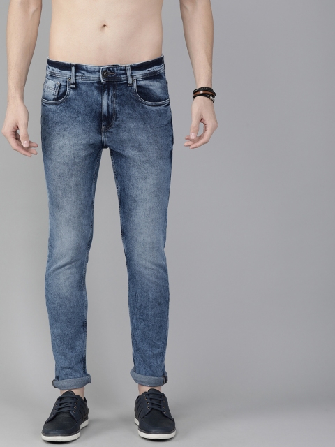 

Roadster Men Blue Skinny Fit Mid-Rise Clean Look Stretchable Jeans