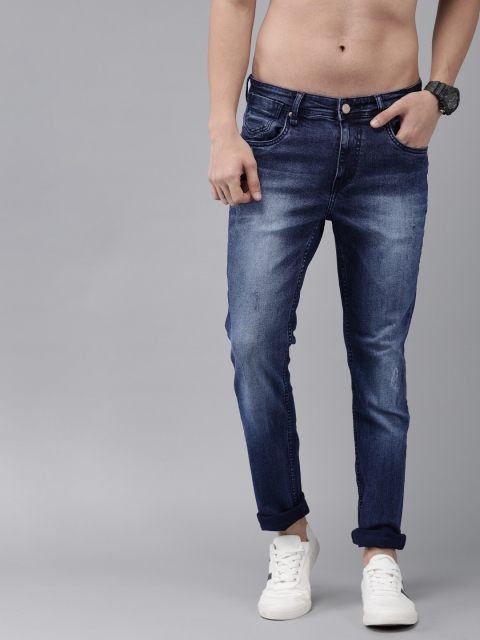 

Roadster Men Blue Skinny Fit Mid-Rise Clean Look Stretchable Jeans