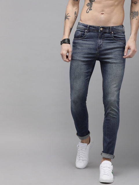 

Roadster Men Blue Skinny Fit Mid-Rise Clean Look Stretchable Jeans