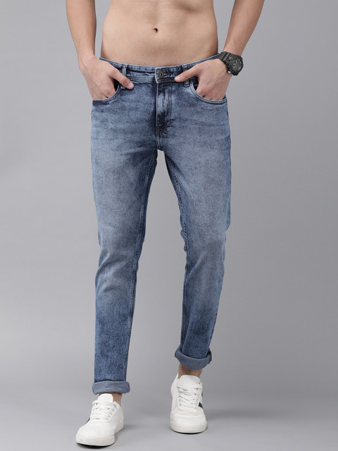 

Roadster Men Blue Skinny Fit Mid-Rise Clean Look Stretchable Jeans