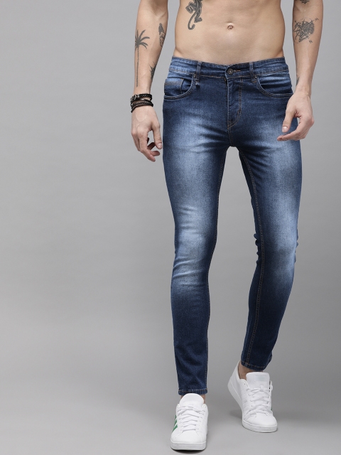 

Roadster Men Blue Skinny Fit Mid-Rise Clean Look Stretchable Jeans