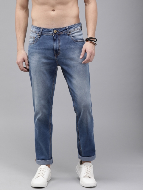 

Roadster Men Blue Slim Tapered Fit Mid-Rise Clean Look Stretchable Jeans