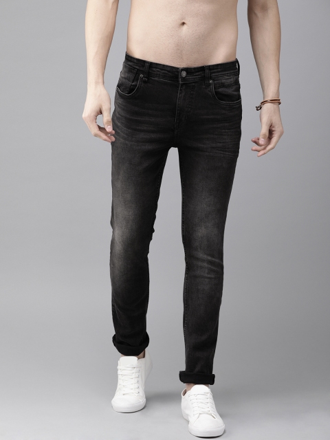 

Roadster Men Black Skinny Fit Mid-Rise Clean Look Stretchable Jeans