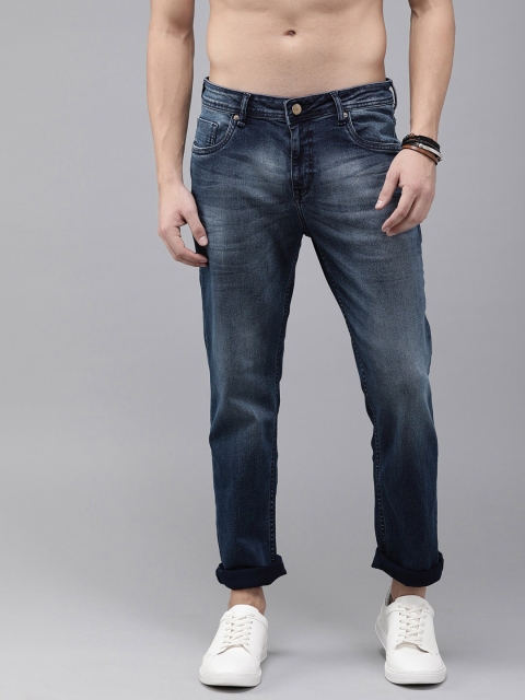 

Roadster Men Blue Tapered Slim Fit Mid-Rise Clean Look Stretchable Jeans