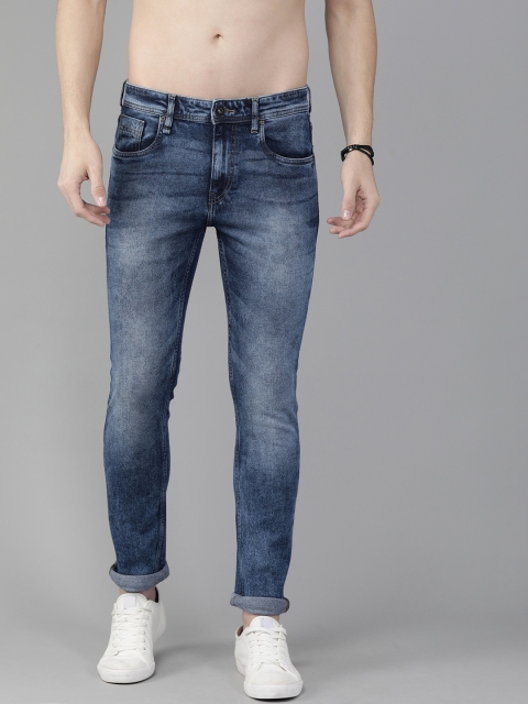 

Roadster Men Blue Skinny Fit Mid-Rise Clean Look Stretchable Jeans
