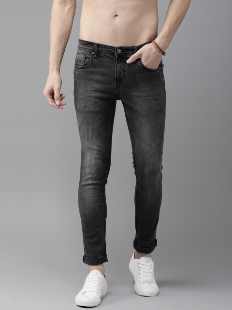 

Roadster Men Black Skinny Fit Mid-Rise Clean Look Stretchable Jeans