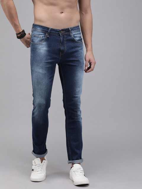 

Roadster Men Blue Skinny Fit Mid-Rise Clean Look Stretchable Jeans