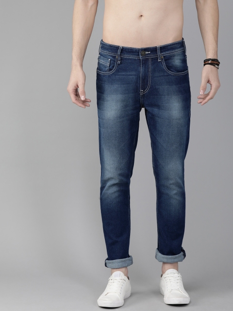 

The Roadster Lifestyle Co Men Blue Skinny Fit Mid-Rise Clean Look Stretchable Jeans