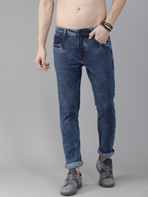 

Roadster Men Blue Skinny Fit Mid-Rise Clean Look Stretchable Jeans
