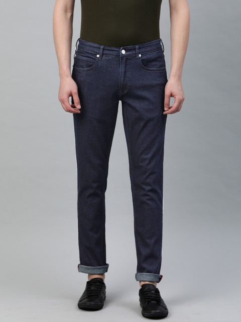 

French Connection Men Blue Slim Fit Mid-Rise Clean Look Stretchable Jeans