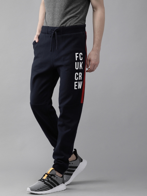 

French Connection Sport Men Navy Blue Slim Fit Joggers