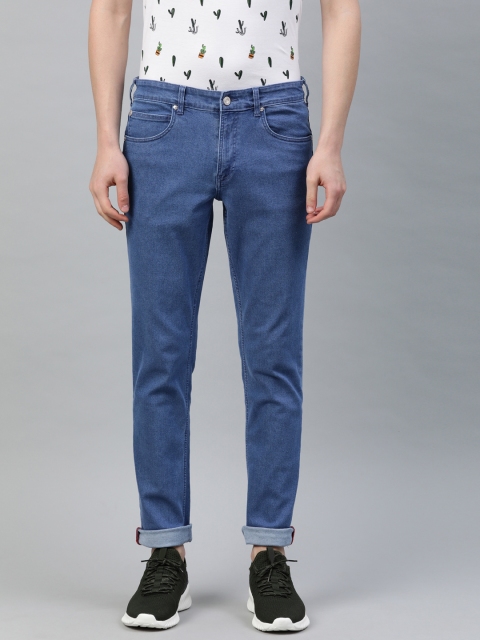 

French Connection Men Blue Slim Fit Mid-Rise Clean Look Stretchable Jeans