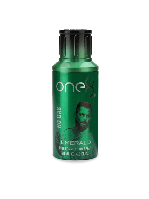 

One8 By Virat Kohli Men Emerald No Gas Deodorant 120 ml, Green