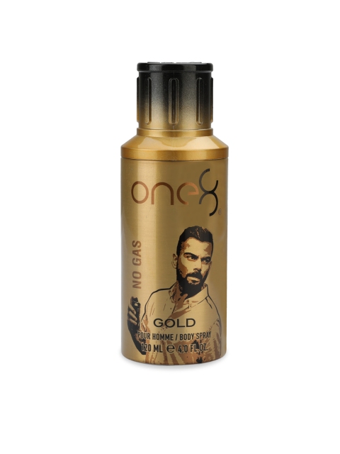 

One8 By Virat Kohli Men Gold No Gas Deodorant 120 ml