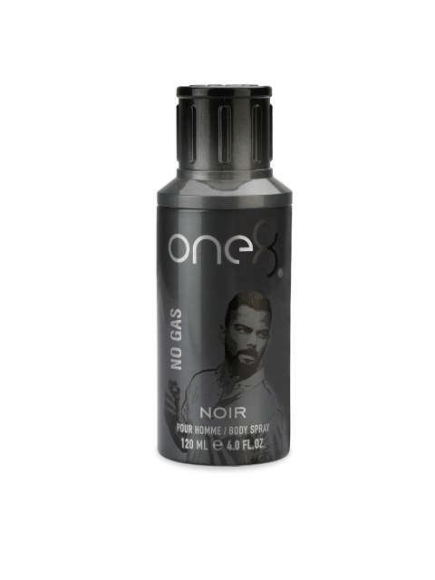 

One8 By Virat Kohli Men Noir No Gas Deodorant 120 ml, Grey