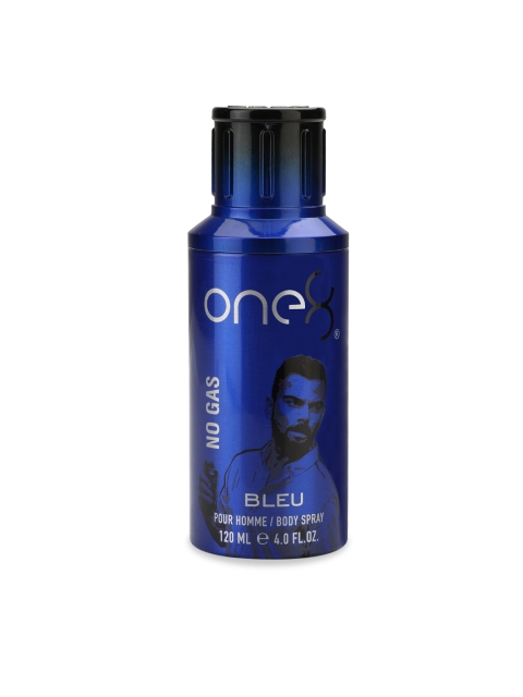

One8 By Virat Kohli Men Bleu No Gas Deodorant 120 ml, Blue