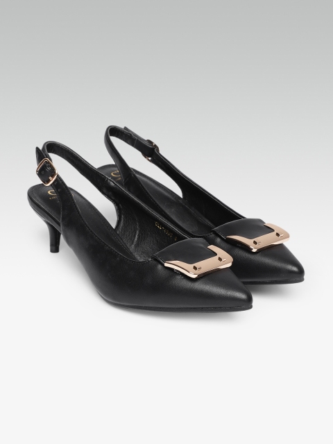 

Carlton London Women Black Embellished Sandals
