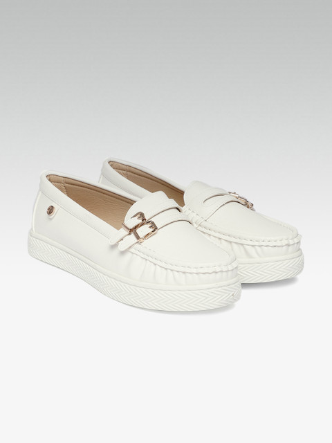 

Carlton London Women White Loafers