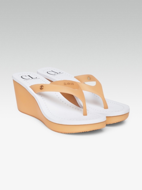 

Carlton London Women Nude-Coloured Solid Sandals