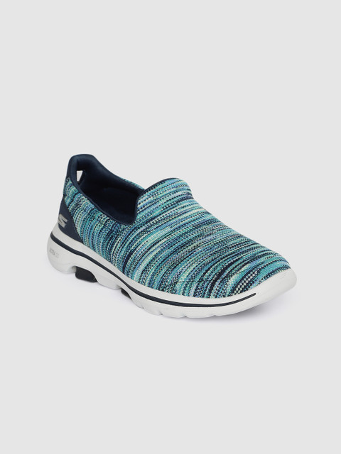 

Skechers Women Navy Blue GO WALK 5-GLOWING Walking Shoes