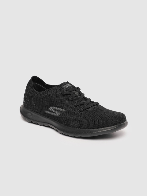 

Skechers Women Black GO WALK LITE-FANCIFY Walking Shoes