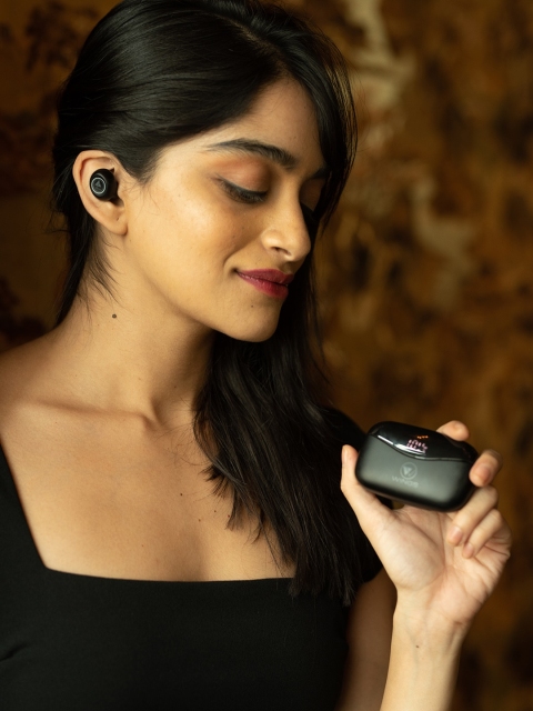 

WINGS PowerPods M Bluetooth 5.0 True Wireless Earbuds, Black