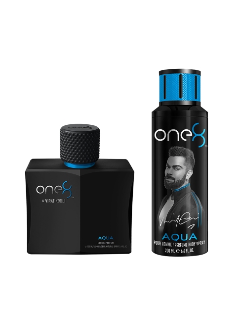 

One8 By Virat Kohli Aqua Eau De Parfum and Deodorant Gift Set, Black