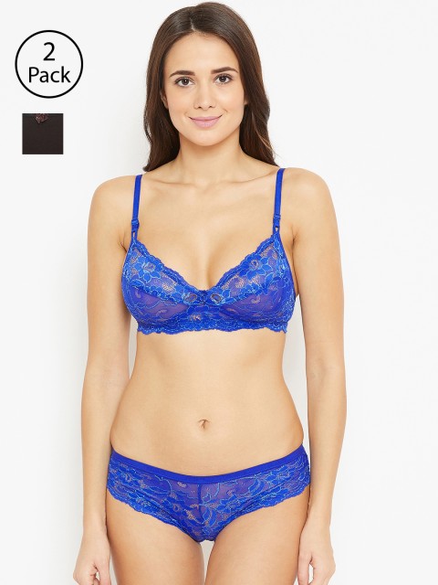 

N-Gal Women Pack of 2 Lingerie Set, Blue