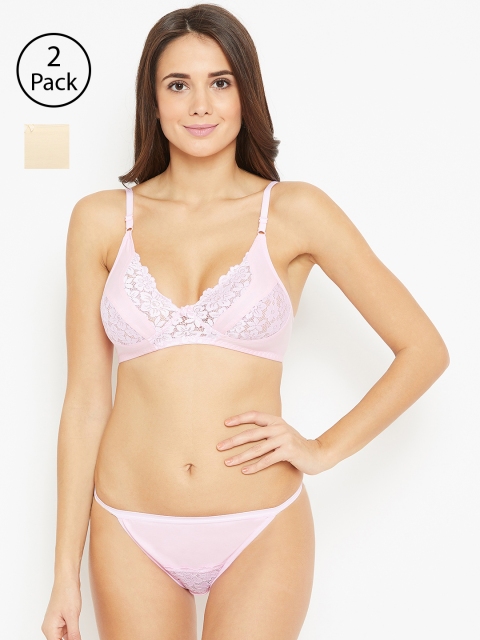 

N-Gal Women Pack of 2 Lingerie Sets 8009683-1-8009687-1, Cream