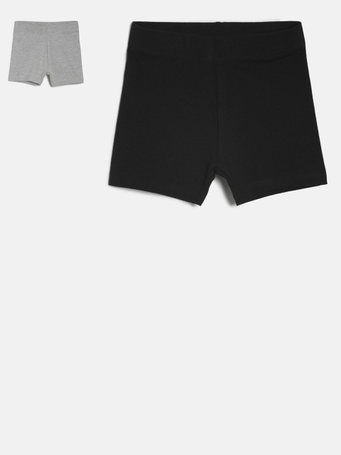 

Fame Forever by Lifestyle Girls Pack of 2 Regular Fit Shorts, Black
