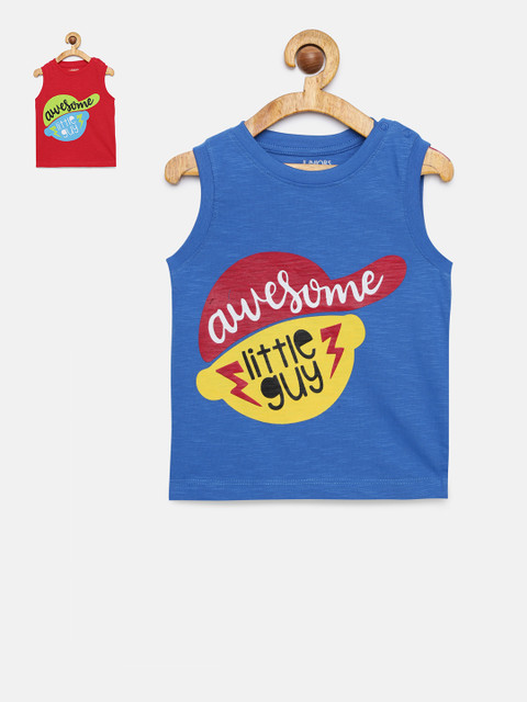 

Juniors by Lifestyle Boys Pack of 2 Tshirts, Blue