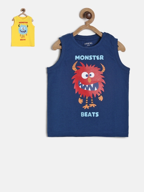 

Juniors by Lifestyle Boys Pack of 2 Tshirts, Blue