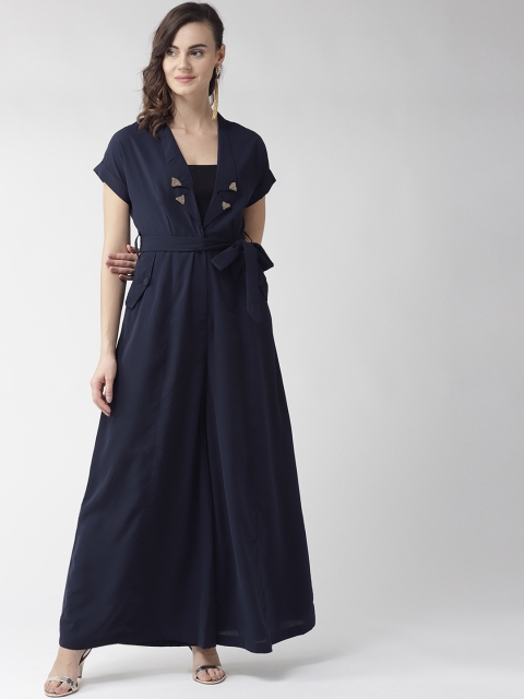 

QUIERO Women Navy Blue Flared Jumpsuit